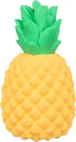 Ananás, latexová hračka so zvukom, 14 cm