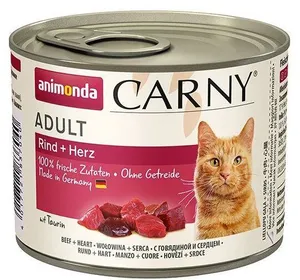 ANIMONDA konzerva CARNY Adult - hovädzie, srdce 200g