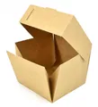 Ďalší obrázok produktu Box na hamburger, eko, kraft, 120 x 118 x 105 mm [25 ks]