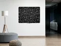 Ďalší obrázok produktu Čierna bezrámová magnetická tabuľa na kriedy - Qboard 117 x 87 cm