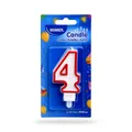 Ďalší obrázok produktu Číslová sviečka "4" 75mm [1 ks]