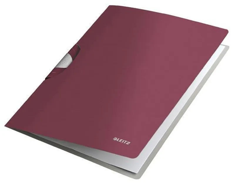 Hlavný obrázok produktu Desky s klipem PP, A4, Leitz "Style ColorClip", granátově červená