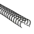 Drôtené chrbty 2:1 - 11mm - čierne - 100 ks