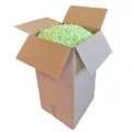 Fixačné výplňové telieska In BOX chips BIO, 250 litrov, v škatuli, zelené
