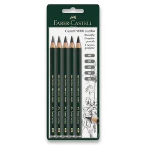 Grafitová ceruzka Faber-Castell Castell 9000 Jumbo 5 ks