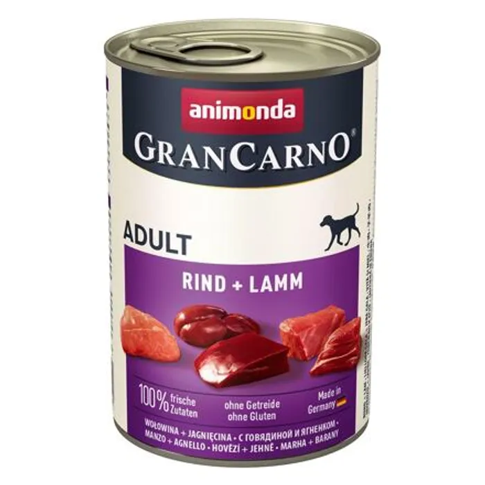 Hlavný obrázok produktu GRANCARNO Adult - hovězí, jehněčí 400g