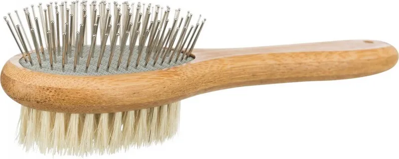 Hlavný obrázok produktu Kartáč oboustranný, přírodní štětiny / drátěné štětiny, bambus 6 x 22 cm