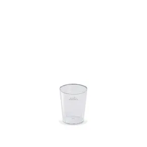 Pohárik kryštál (PS) priemer 37mm 2cl [50 ks]