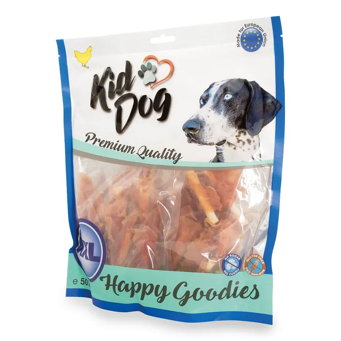 Hlavný obrázok produktu KIDDOG kuřecí prsa na buvolí tyčince mini 9 cm, 500g