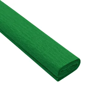 Krepový papier, tmavozelený