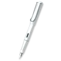 Plniace pero Lamy Safari Shiny White, hrot F