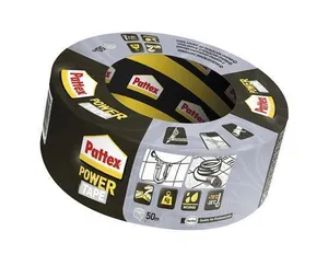Lepiaca páska "PATTEX Power tape", 50 mm x 50 m, HENKEL, strieborná