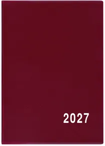 Mesačný diár - Anežka - PVC - bordó