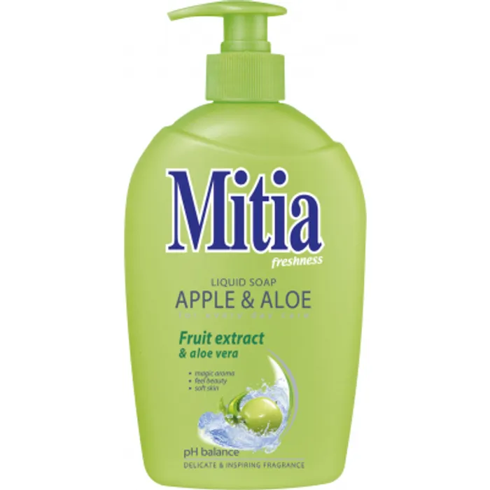 Hlavný obrázok produktu Mýdlo tekuté Mitia Apple Aloe 500 ml s pumpičkou