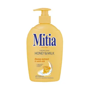 Mydlo tekuté Mitia Honey & Milk 500 ml s dávkovačom