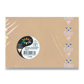 Obálka Clairefontaine, C6, karamelová, 20 ks