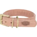 Obojok PURE kožený, ružováM: 36-43 cm/ 30 mm