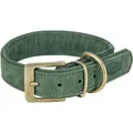 Obojok PURE kožený, šalviová XS: 25-31 cm / 25 mm