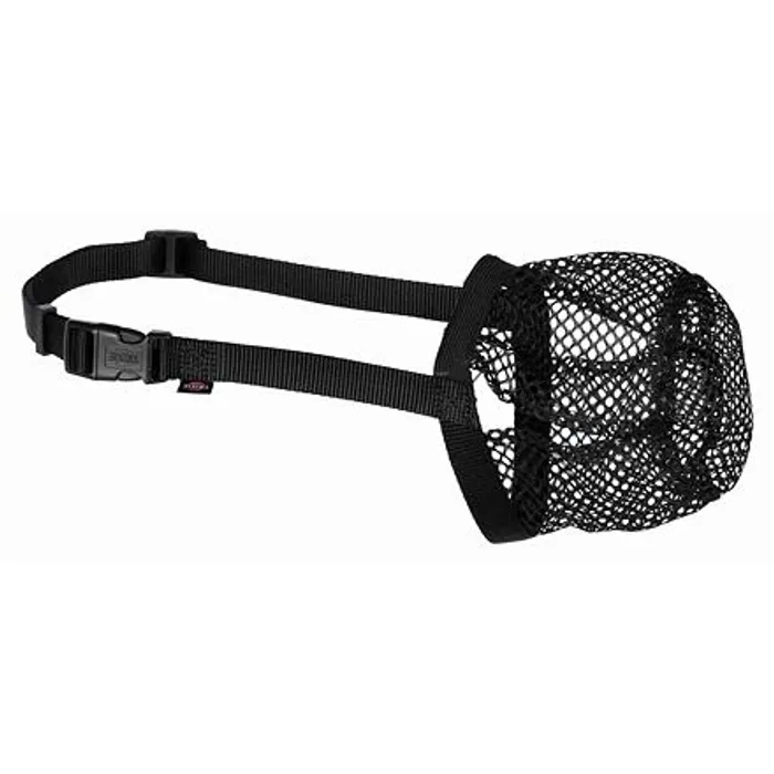 Hlavný obrázok produktu Ochranný náhubek polyester síťka S-M černý, 22 cm