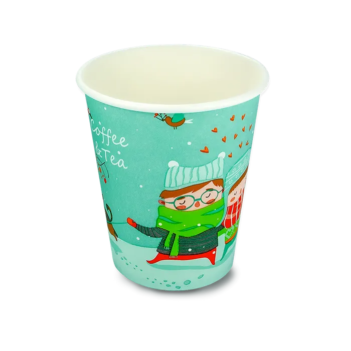 Hlavný obrázok produktu Papírový kelímek 0,2 l CTG, průměr 80mm, zimní motiv [50 ks]