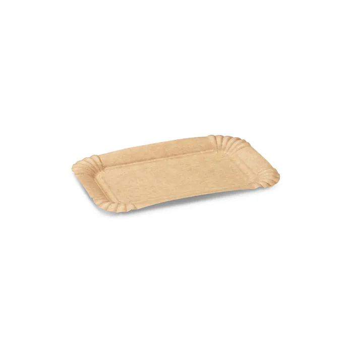 Hlavný obrázok produktu Papírový tácek (FSC Mix) kraft 10 x 16 cm `č.3` [100 ks]