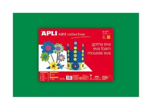 Penová guma Eva sheets, zelená, 400x600 mm, APLI
