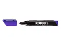 Ďalší obrázok produktu Permanentný popisovač Kores K-Marker XP1 fialový, okrúhly hrot 3 mm