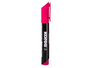 Permanentný popisovač Kores K-Marker XP1 ružový, okrúhly hrot 3 mm