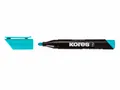 Ďalší obrázok produktu Permanentný popisovač Kores K-Marker XP1 tyrkysový, okrúhly hrot 3 mm