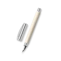Plniace pero Faber-Castell Ambition Precious Resin Cinematic White - hrot M