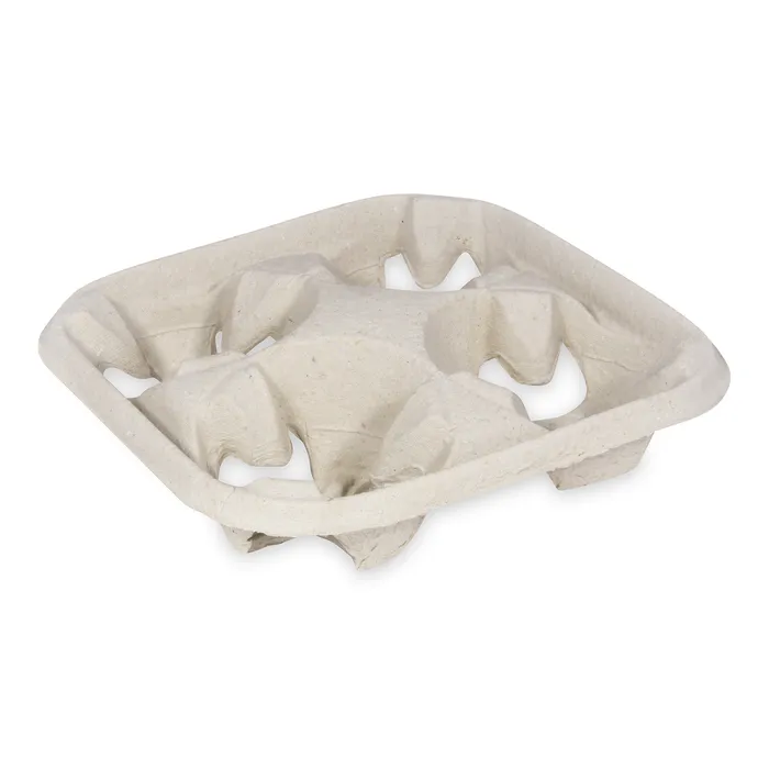 Hlavný obrázok produktu Podnos na 4 kelímky 22 x 22 cm [50 ks]