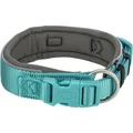 PREMIUM obojok EXTRA široký, aqua/grafit XS-S: 27-35 cm/25 mm
