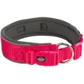 PREMIUM obojok extra široký, fuchsia/grafit XS-S: 27-35 cm/25 mm