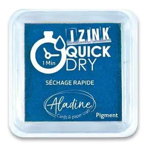 Pečiatkovací vankúšik Aladine Izink Quick Dry modrá