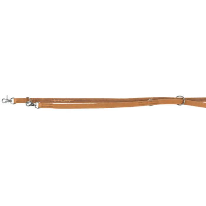 Hlavný obrázok produktu RUSTIC kožené prodlužovací vodítko Heartbeat - hnědá M-L:2,00m/20mm