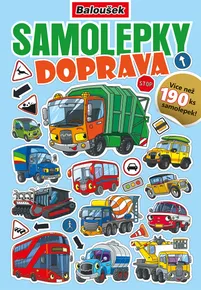 Zošity s nálepkami - Doprava