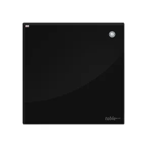 Sklenená magnetická tabuľa 45x45 cm - čierna