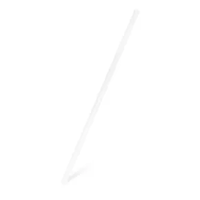 Slamky JUMBO plastové biele 25 cm, priemer 8 mm [150 ks] (opakovane použiteľné)