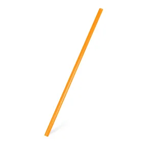Slamky JUMBO plastové oranžové 25 cm, priemer 8 mm [150 ks] (opakovane použiteľné)
