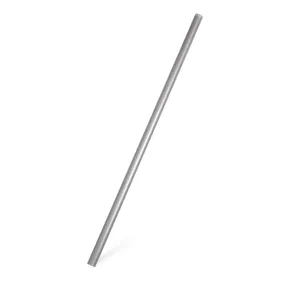 Slamky JUMBO plastové strieborné 25 cm, priemer 8 mm [150 ks] (opakovane použiteľné)