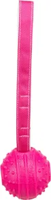 Soft & Strong, loptička s remienkom, TPR, 29 cm, ružová