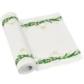 Behúň na stôl PAW AIRLAID 40 cm x 24 m White flowers
