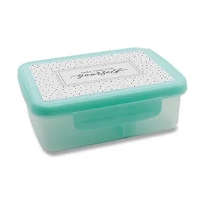 Zdravá sváča Svačinový box Scandi tyrkysová