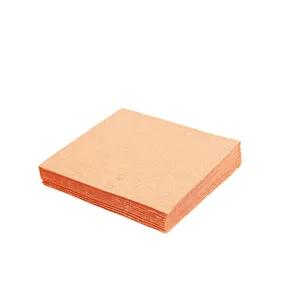 Obrúsky 3-vrstvové, 33 x 33 cm apricot [250 ks]