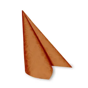 Obrúsky PREMIUM 40x40cm "dekor R" terakota [50 ks]