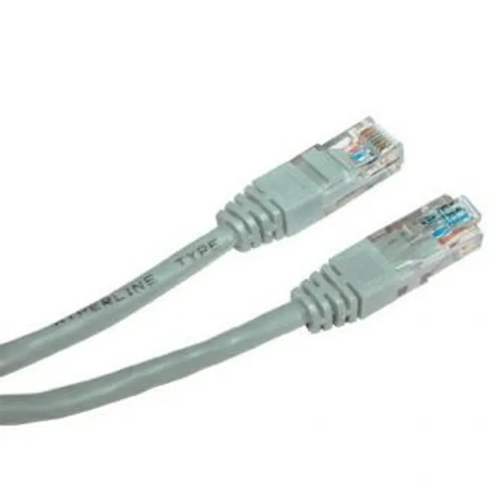 Hlavný obrázok produktu UTP patchcord, Cat.5e, RJ45 M-0.5m, nestíněný, šedý, economy