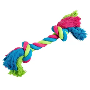 Uzol HipHop bavlnený 2 knôty - ružová, modrá, zelená 41cm, 460g
