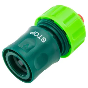 Verto rýchlo spojka s funkciou STOP materiál plast, 3/4, zelená, 15G723