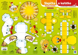 Vystrihovanie - Slepička a kuriatko