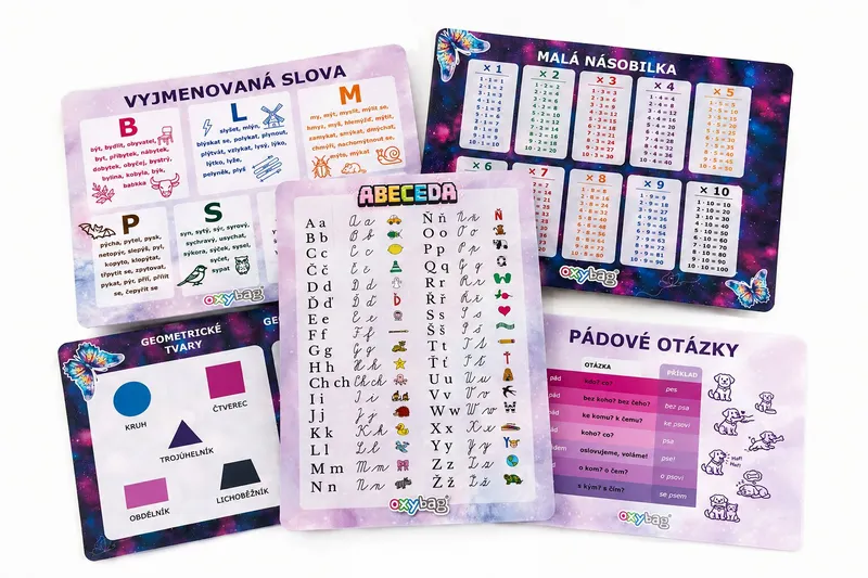 Hlavný obrázok produktu Vzdělávací karty A4 Motýl sada